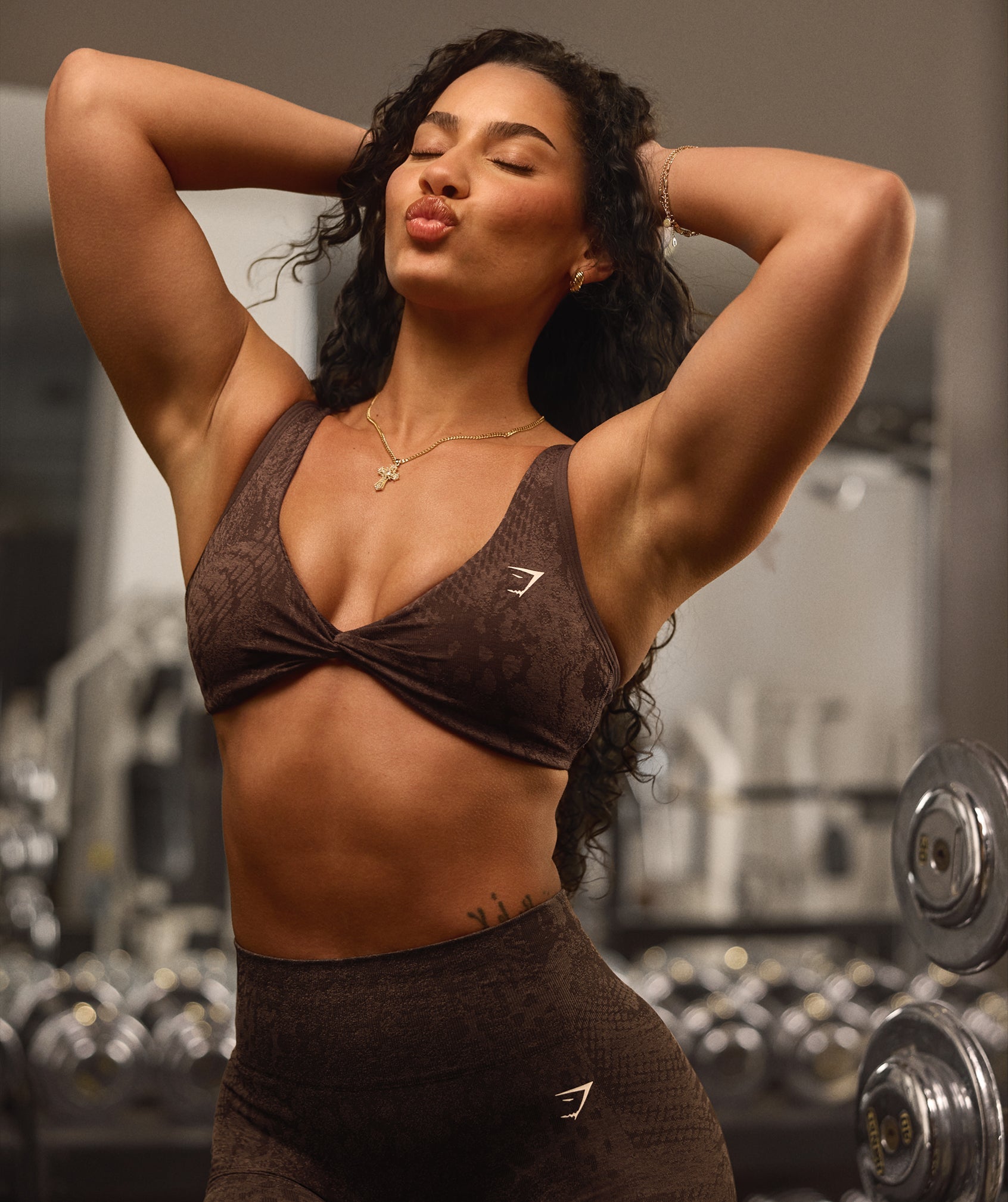 Alternative view of Adapt Animal X Whitney Seamless Twist Front Bra Light Support