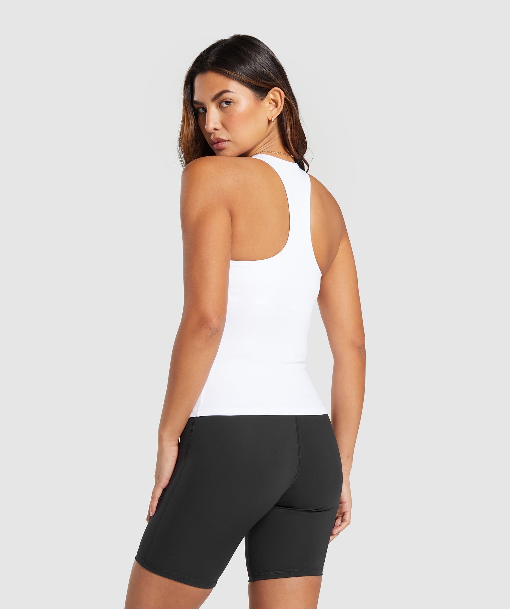 Alternative view of Everyday Racer Back Tank With Shelf