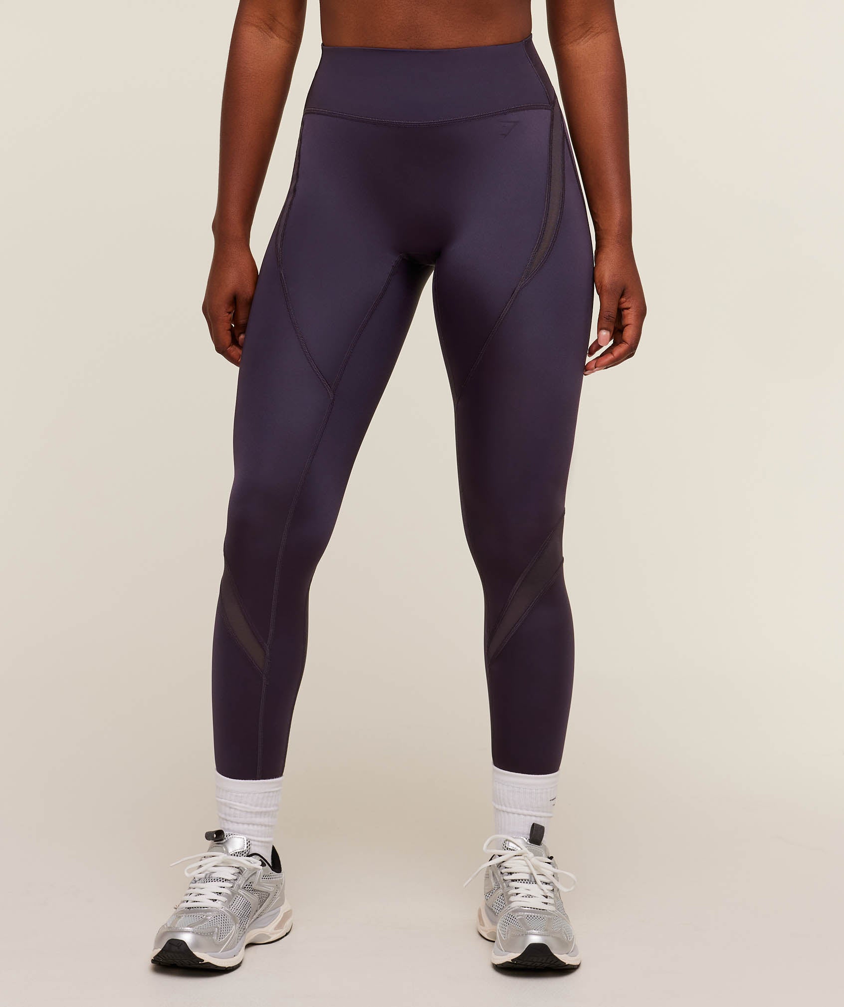 Mesh Panel Leggings Regular