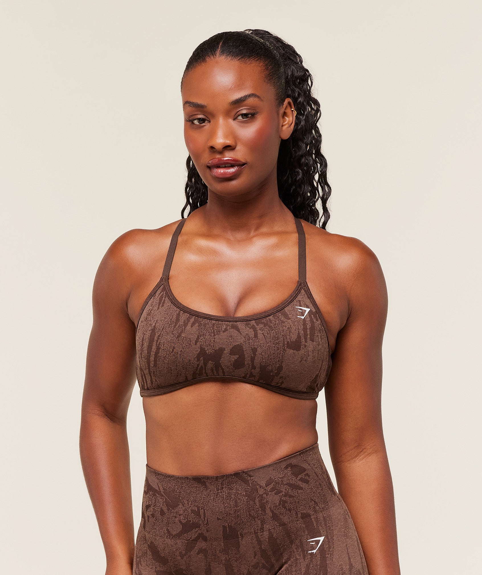 Adapt Camo Cross Back Sports Bra Light Support