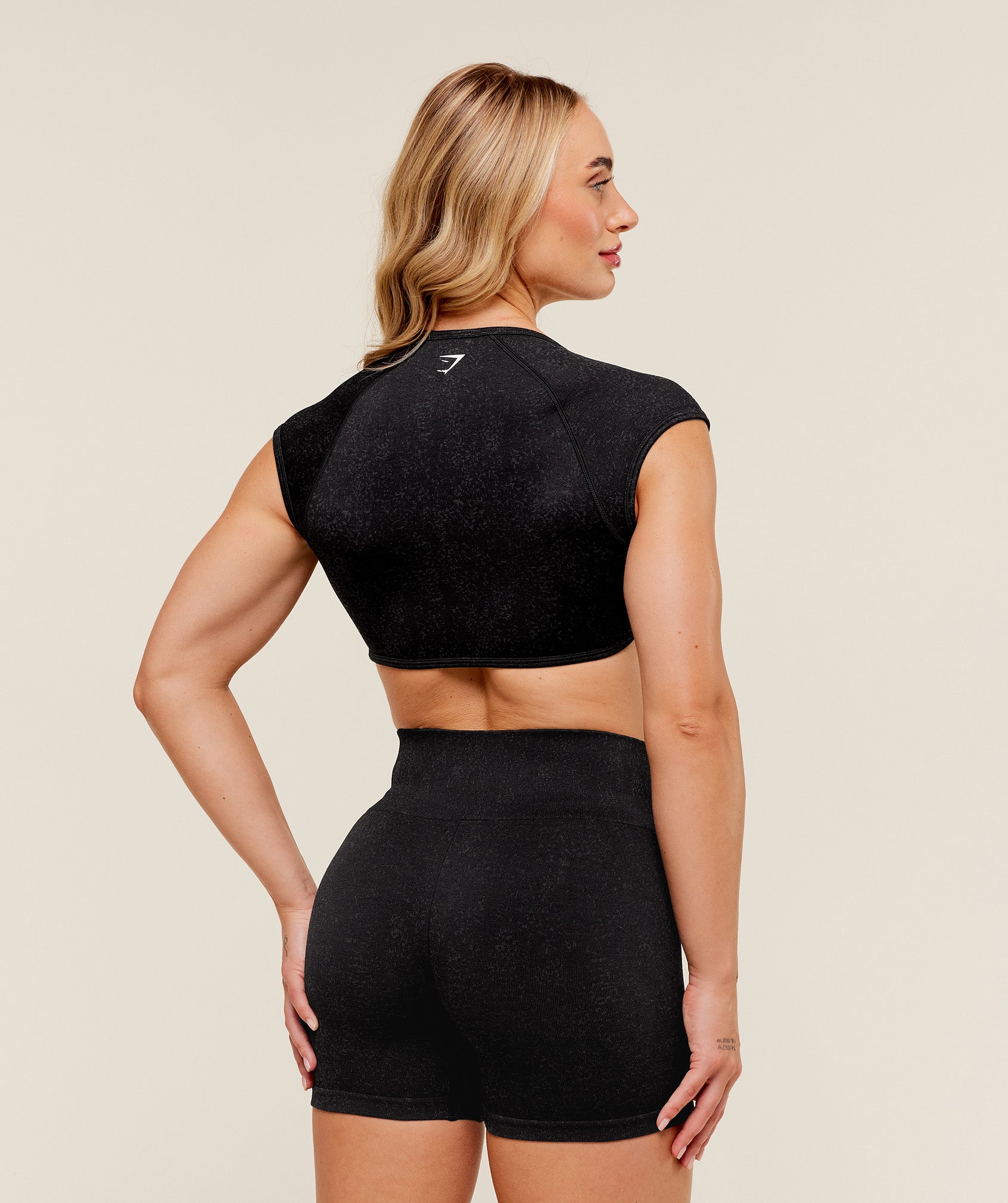 Alternative view of Adapt Fleck X Whitney Short Sleeve Crop Top