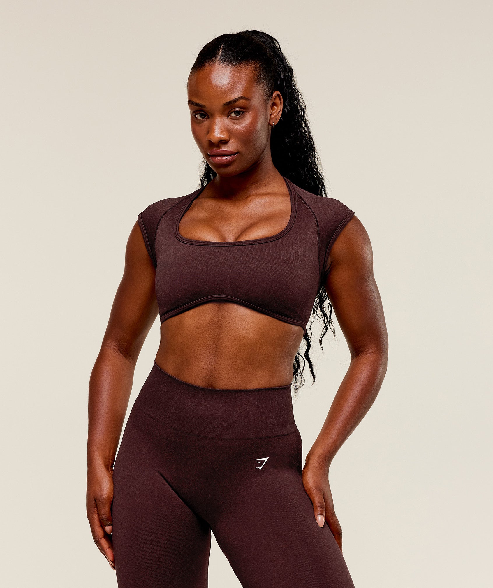 Alternative view of Adapt Fleck X Whitney Short Sleeve Crop Top