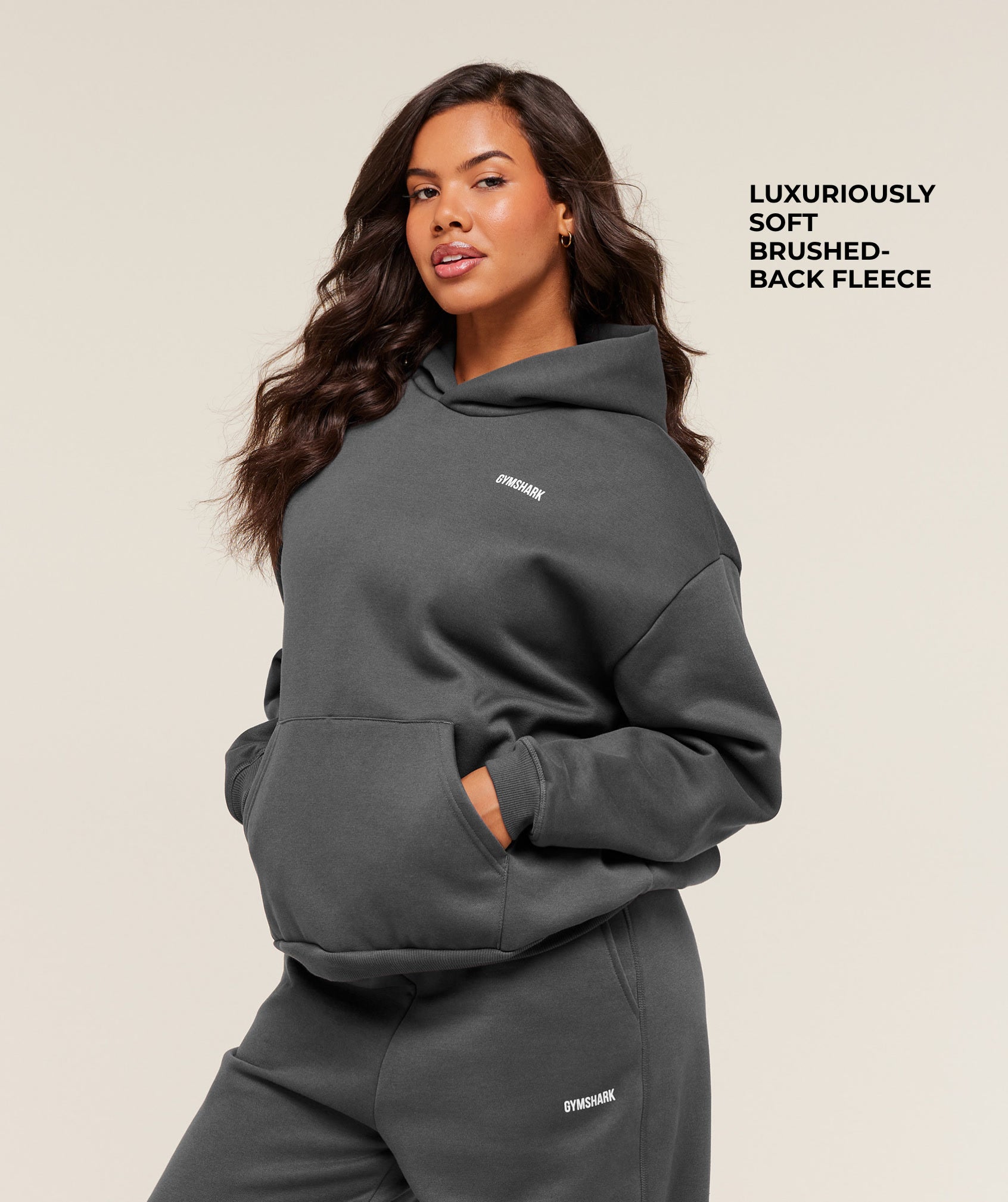 Alternative view of Cosy Luxe Hoodie Oversized Fit
