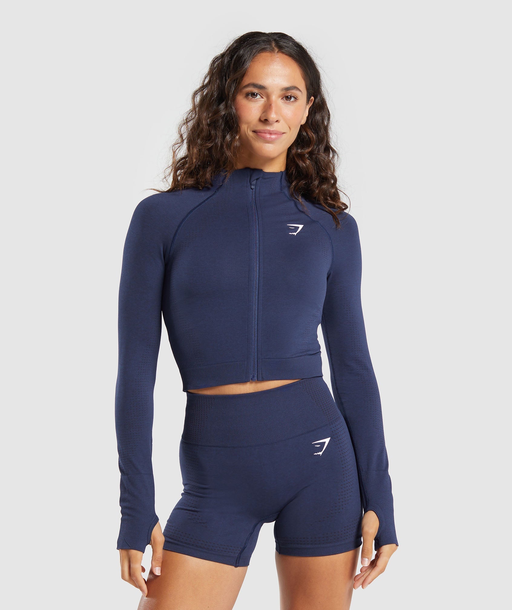 Vital Midi Zip Up Jacket Compression Fit