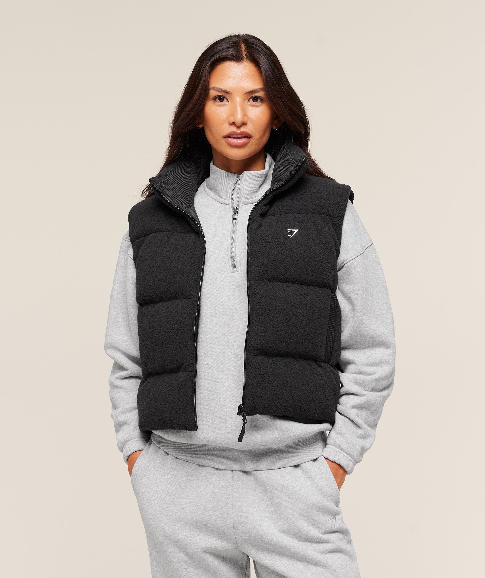 Borg Puffer Vest