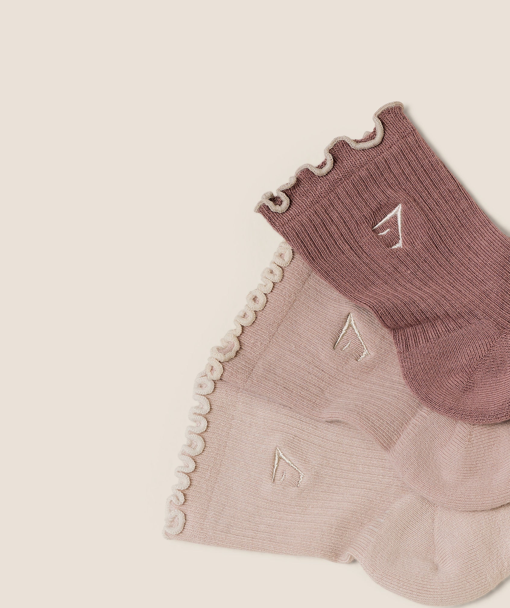 Alternative view of Midi Frill Socks 3Pk