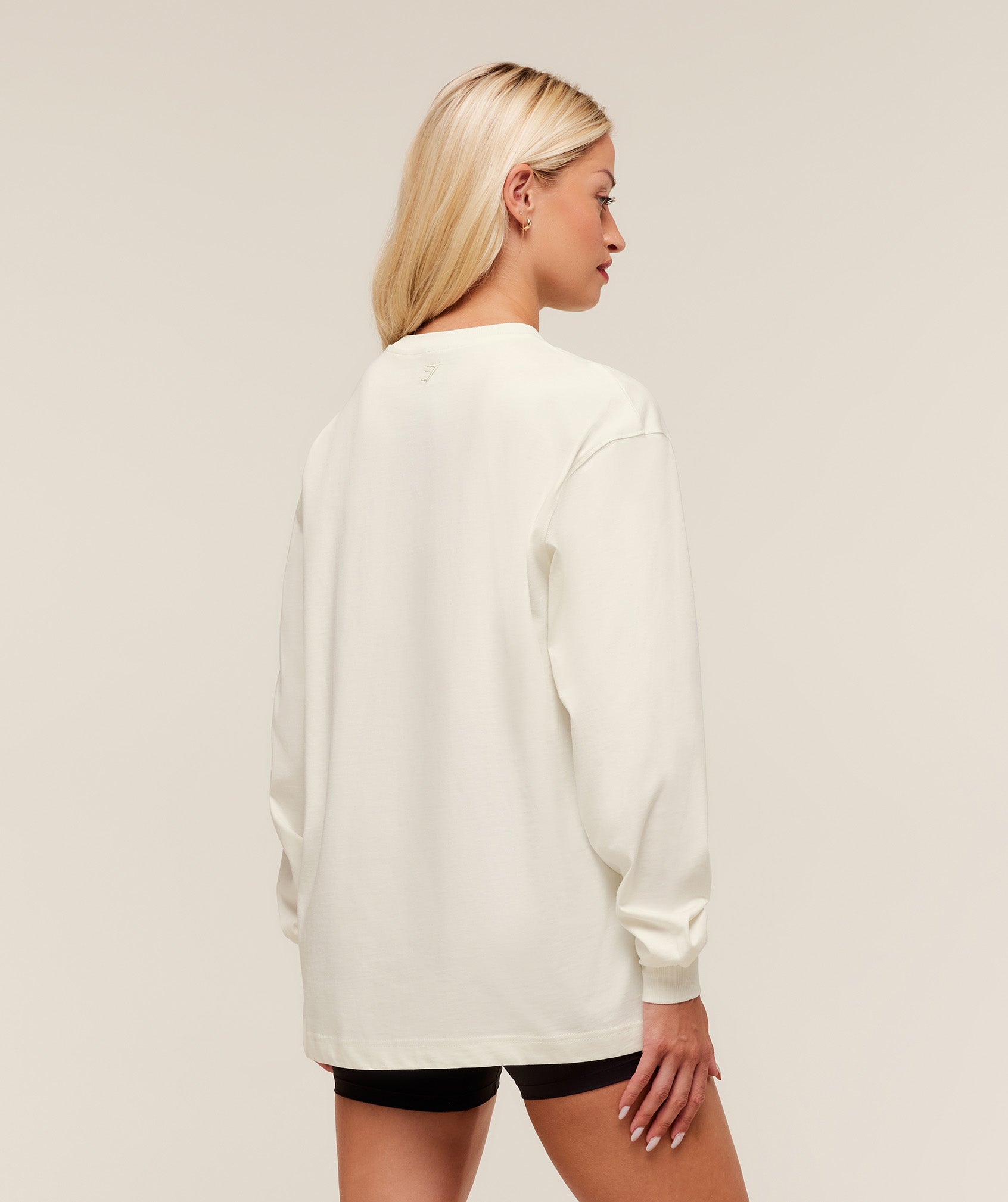 Alternative view of Collegiate Graphic Long Sleeve T-Shirt Oversized Fit