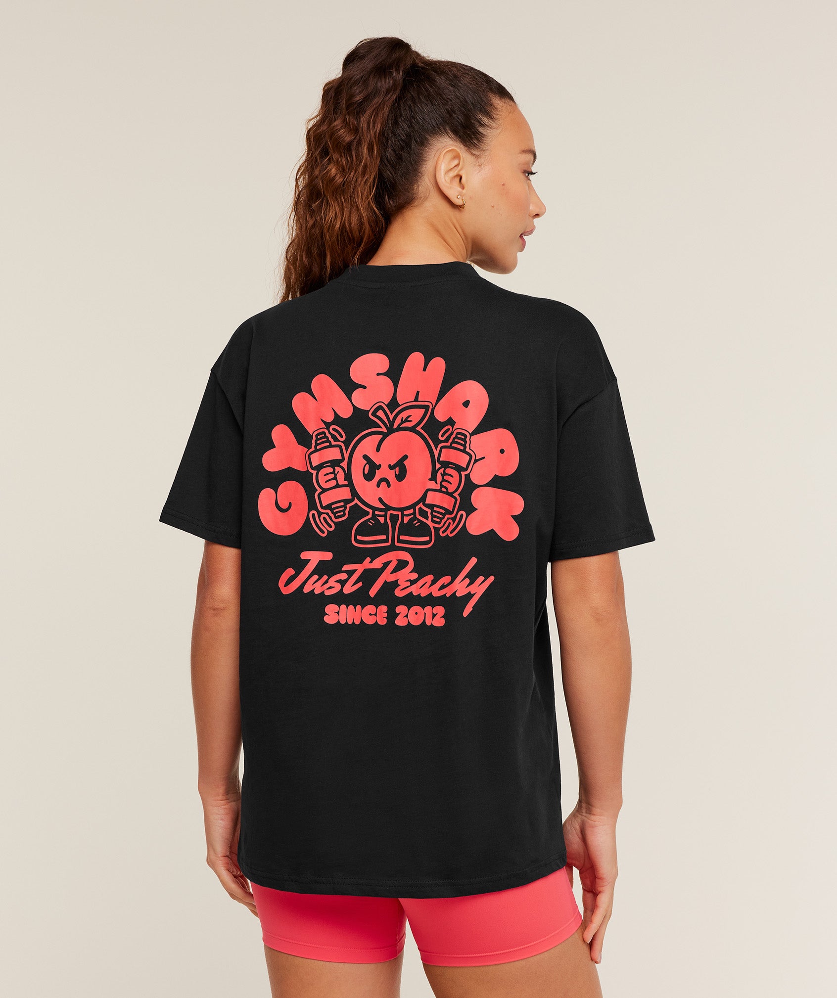 Just Peachy Graphic T-Shirt Oversized Fit