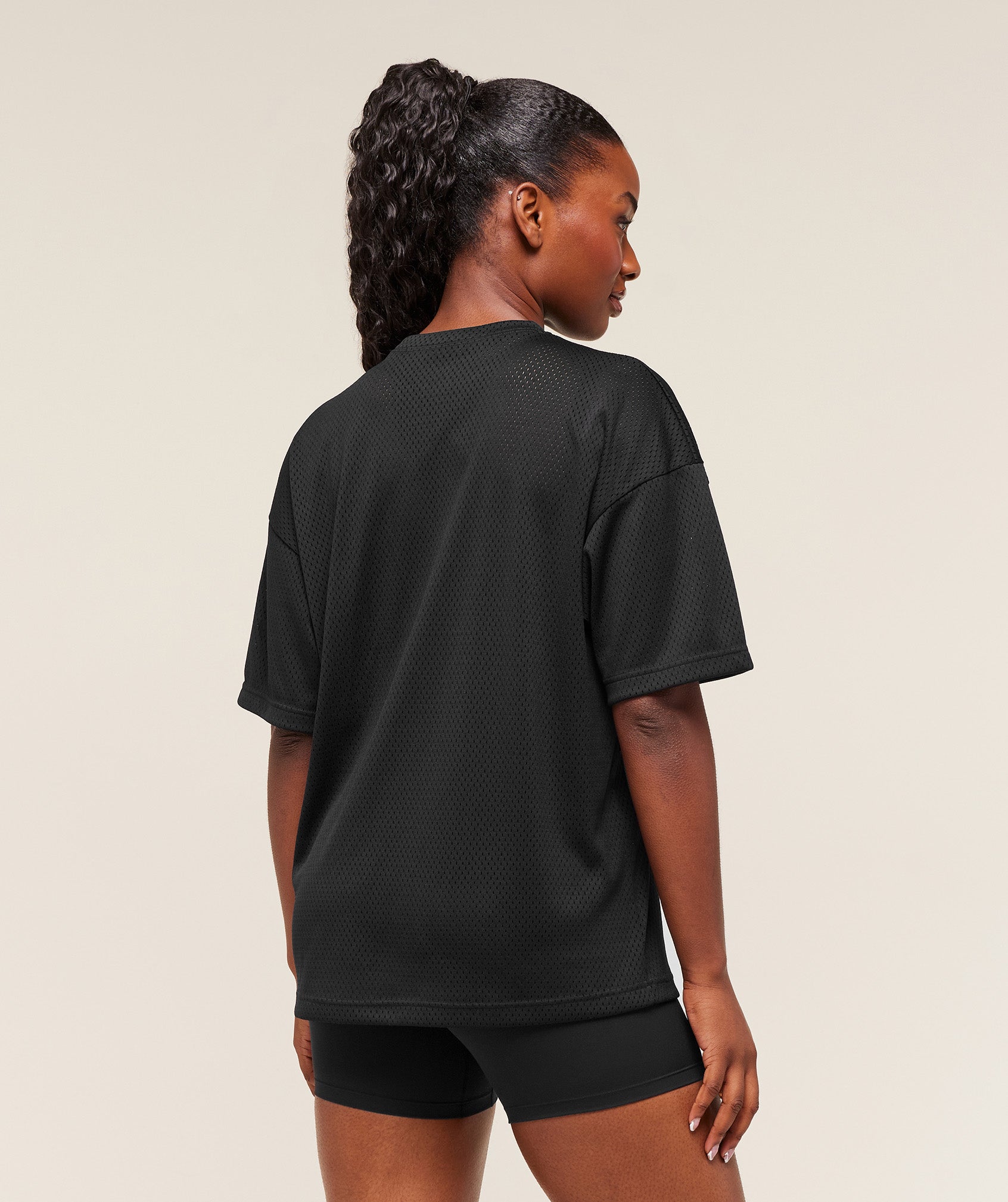 Alternative view of Lifting Mesh Oversized Tee Oversized Fit