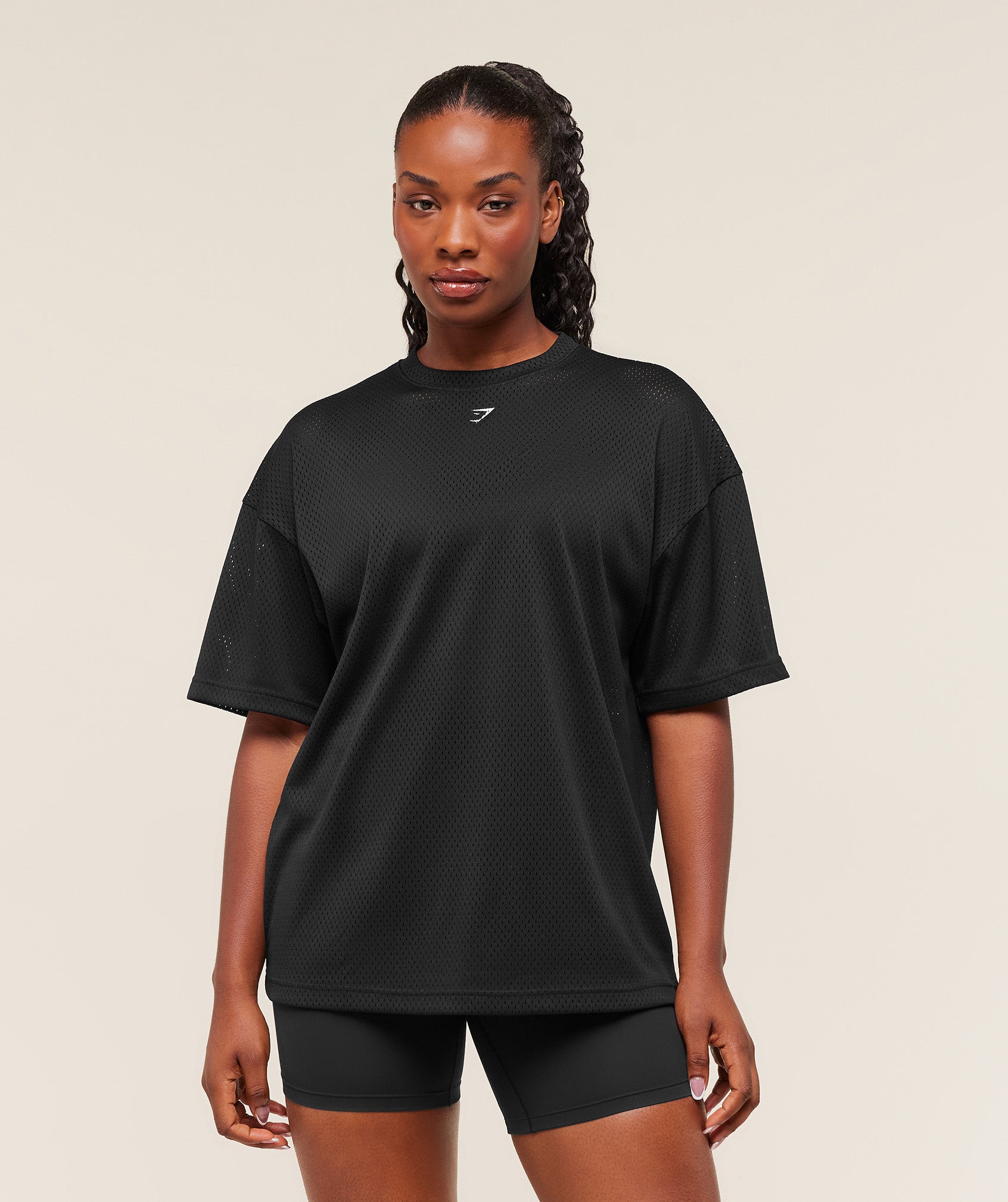 Lifting Mesh Oversized Tee Oversized Fit
