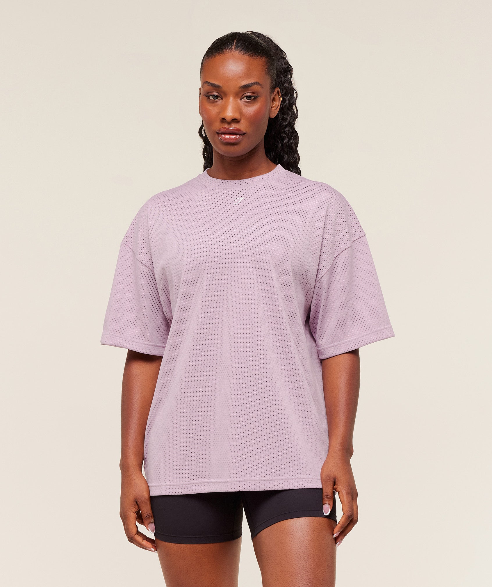 Lifting Mesh Oversized Tee Oversized Fit