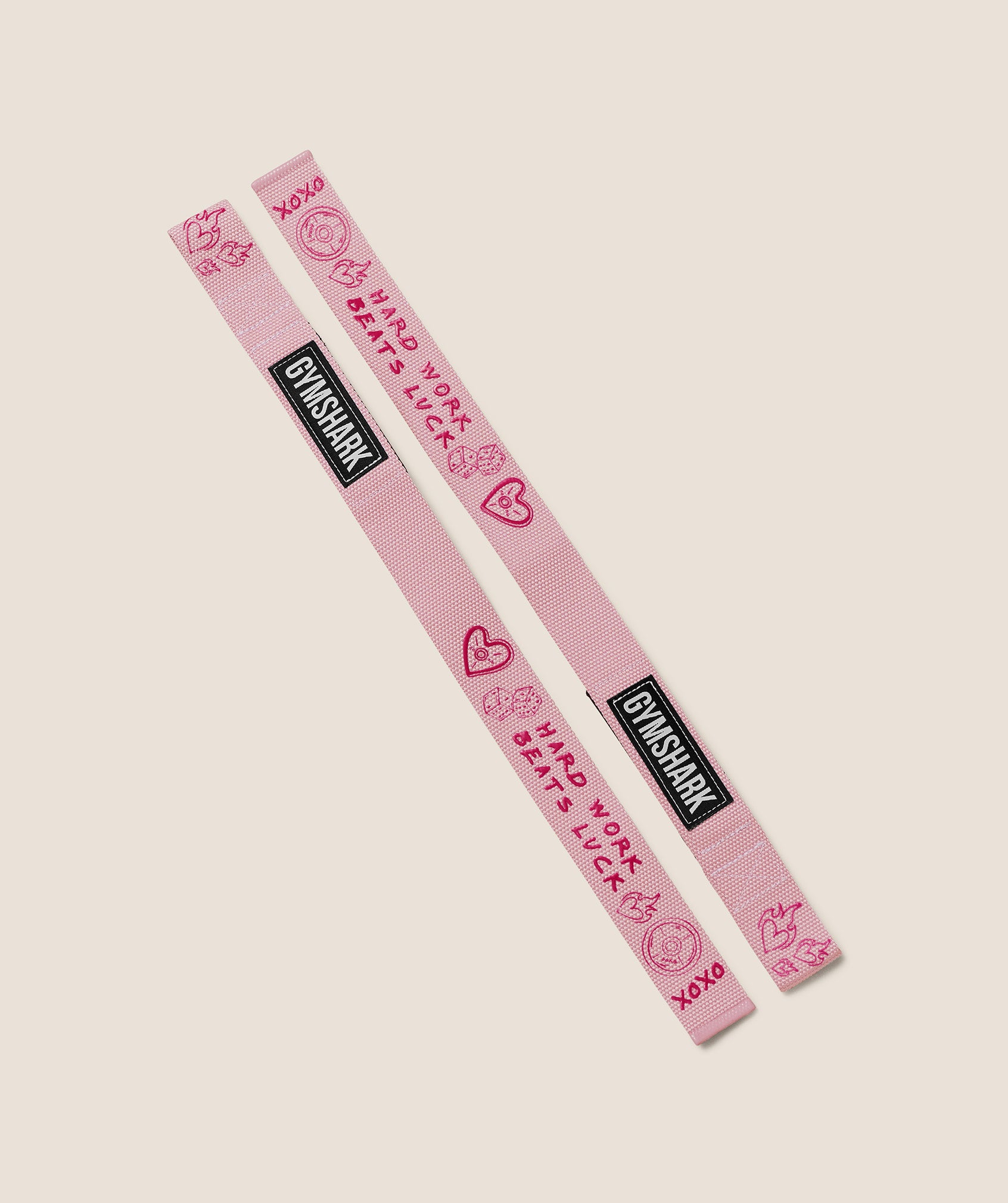 Graphic Silicone Lifting Straps