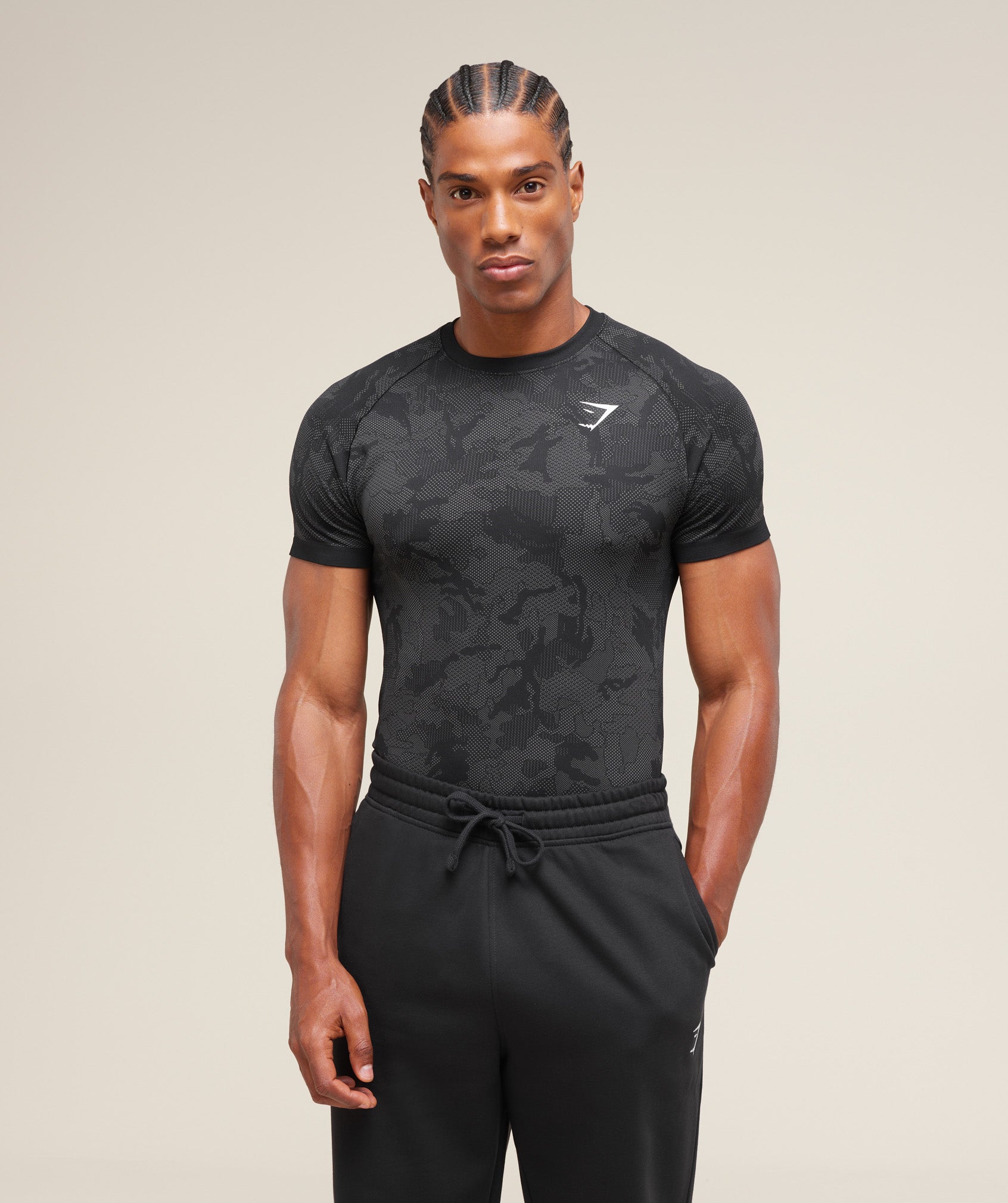 Geo Seamless T-Shirt Slim Fit