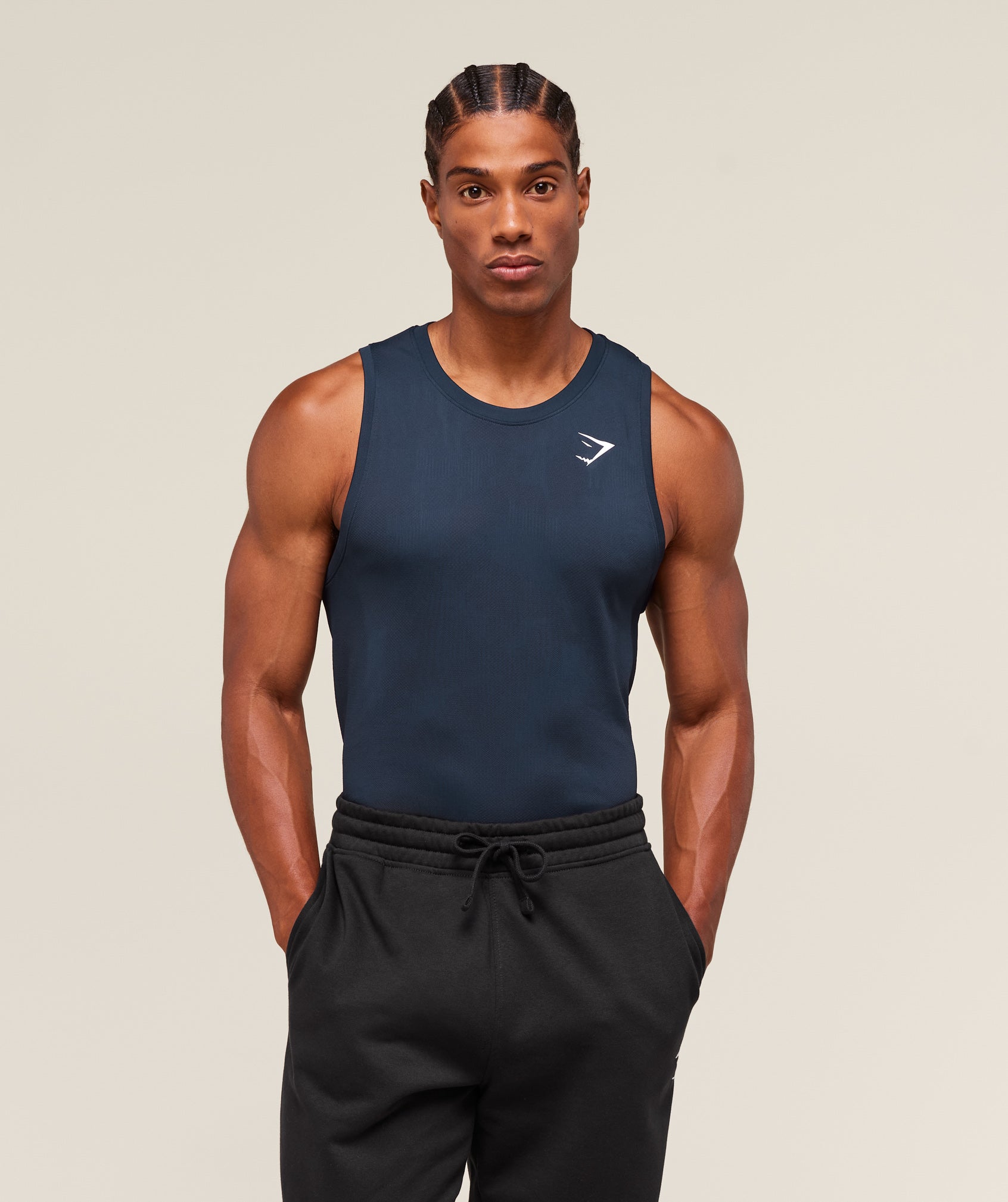Geo Seamless Tank Slim Fit