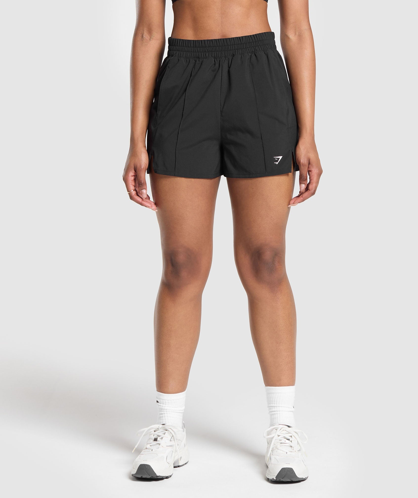 Pintuck Shorts Regular Fit